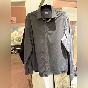 UNTUCKit Dress Shirt Button Up Mens Size L Stretch Performance Cotton